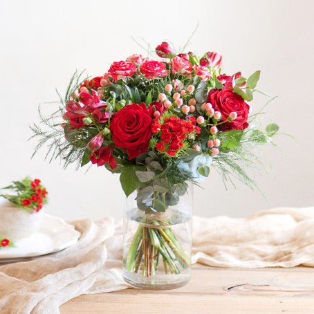 Afie 67-1115 Carte Pour Ton Anniversaire Chat Gris Doux Fleurs Bleues  Rouges Roses Fabriqué en France : : Fournitures de bureau
