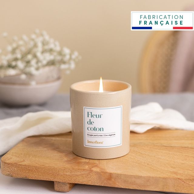 Douceur poudrée et sa bougie parfumée