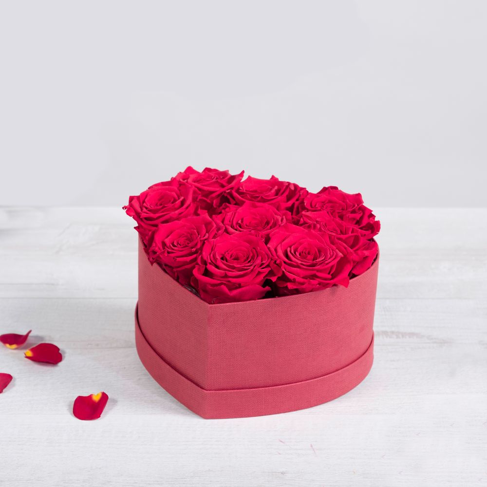 Boîte coeur rose éternelle | Interflora | Saint-Valentin