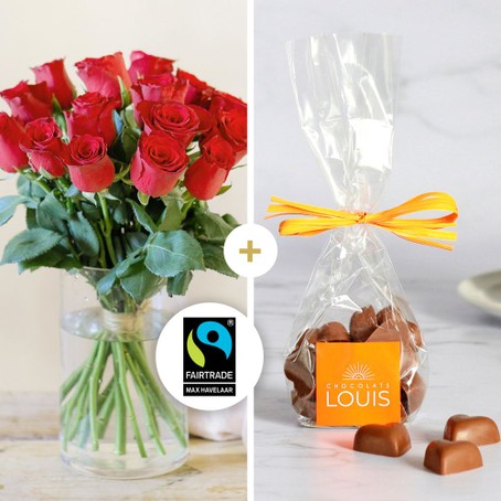 Roses & chocolats, Idée cadeau