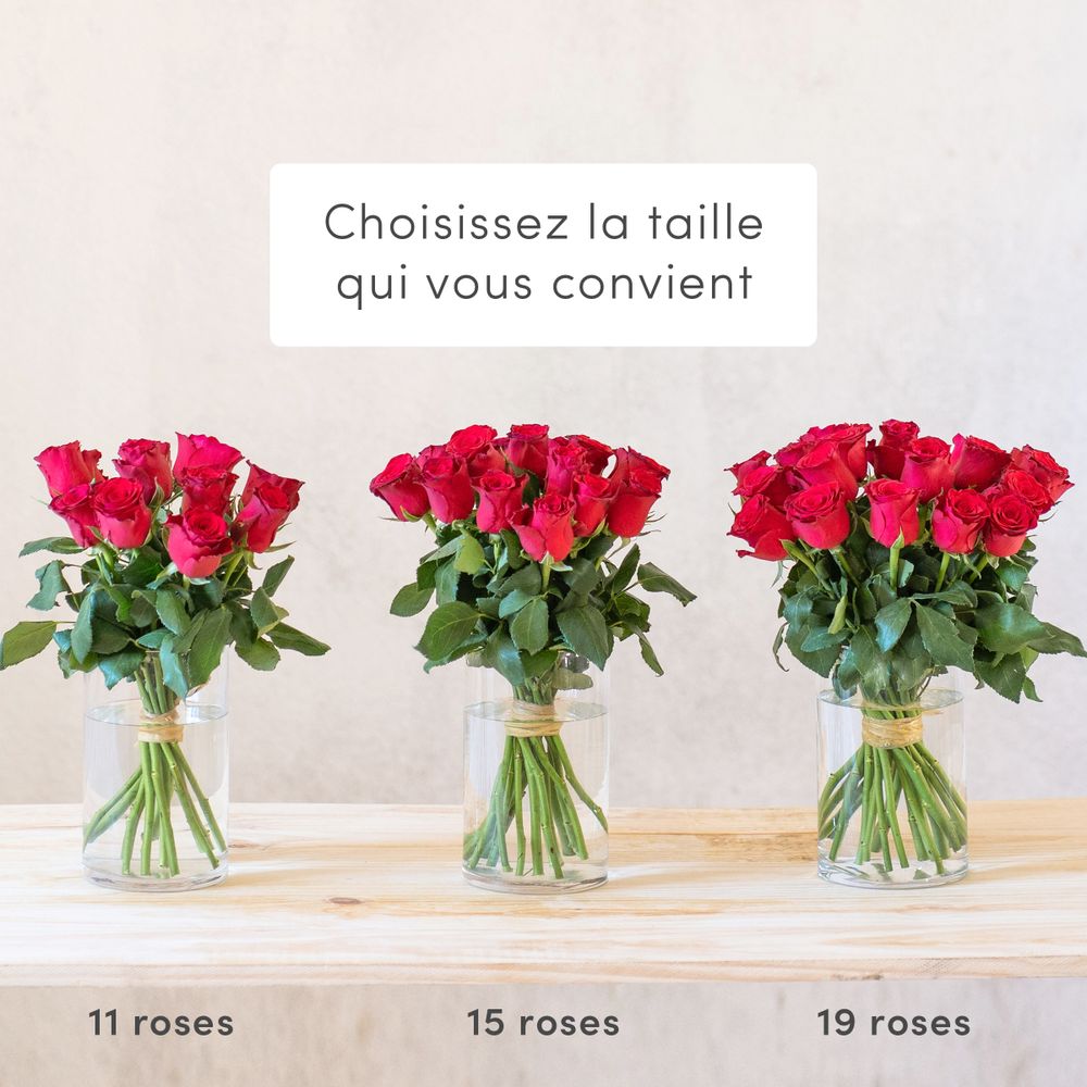 Brassée de grandes roses rouges & macarons | Interflora | Livraison de  fleurs