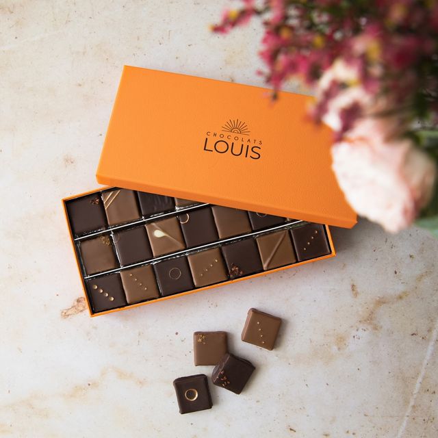 Brassée de pivoines et ses chocolats