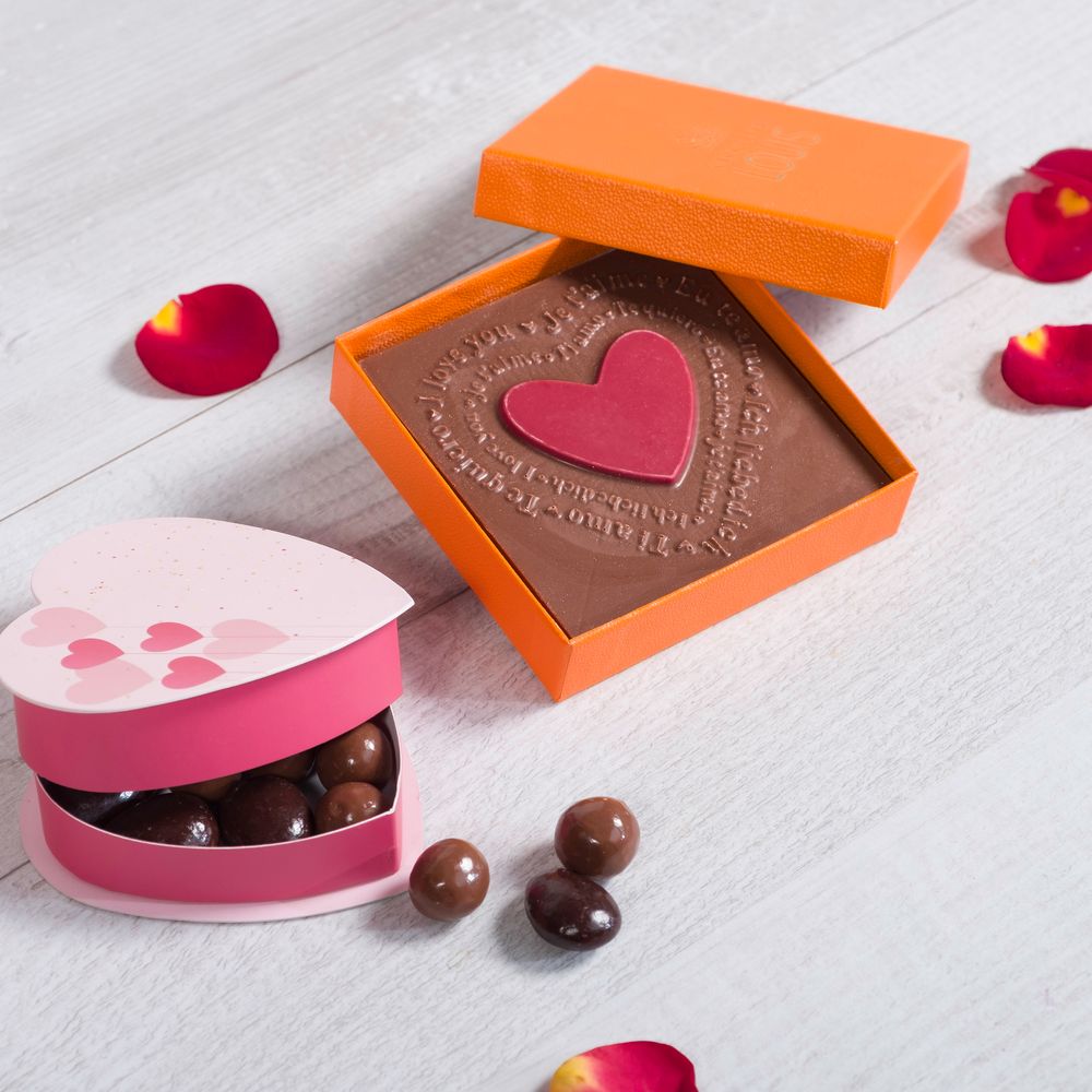 Coffret chocolats Amour