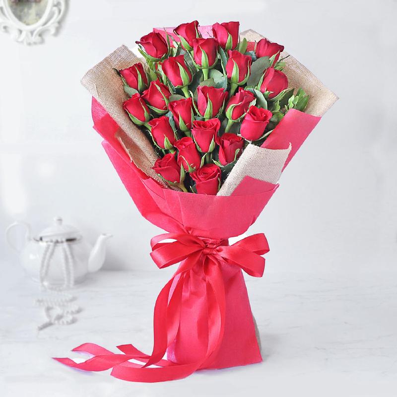 Majestic Red Rose Bouquet