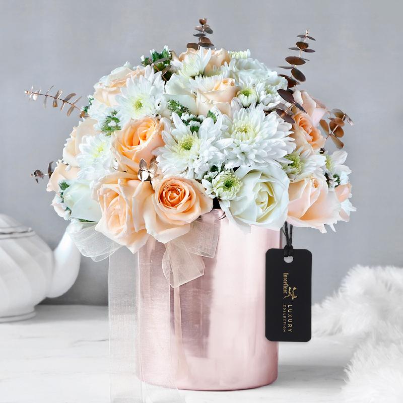 Elite Sheen Floral Vase Arrangement