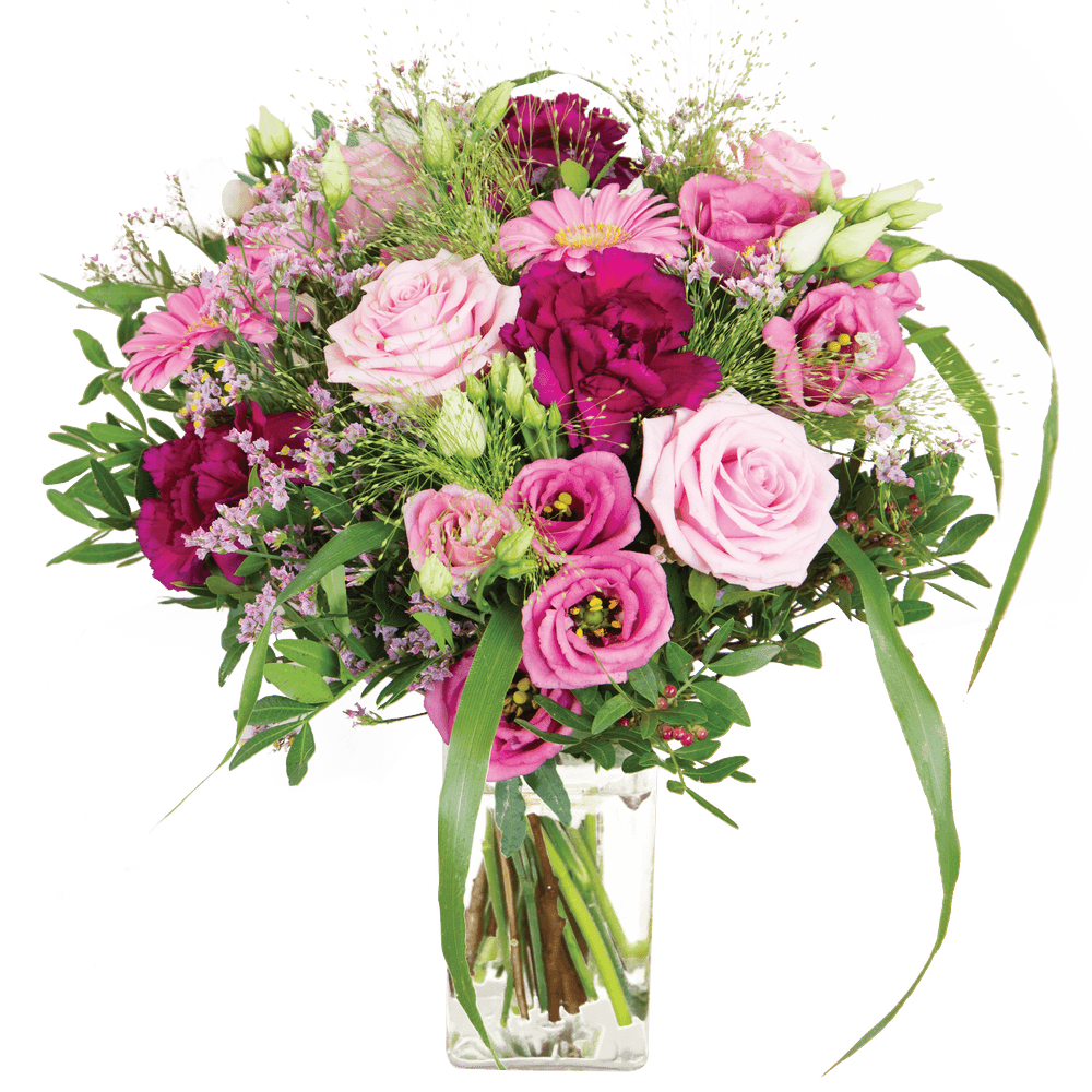 Bois de rose et son vase offert