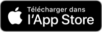 Bouton pour télécharger l'application depuis l'App Store