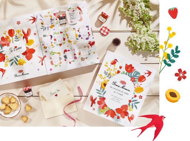 Coffret 10 façons de dire Je t'aime Bonne Maman